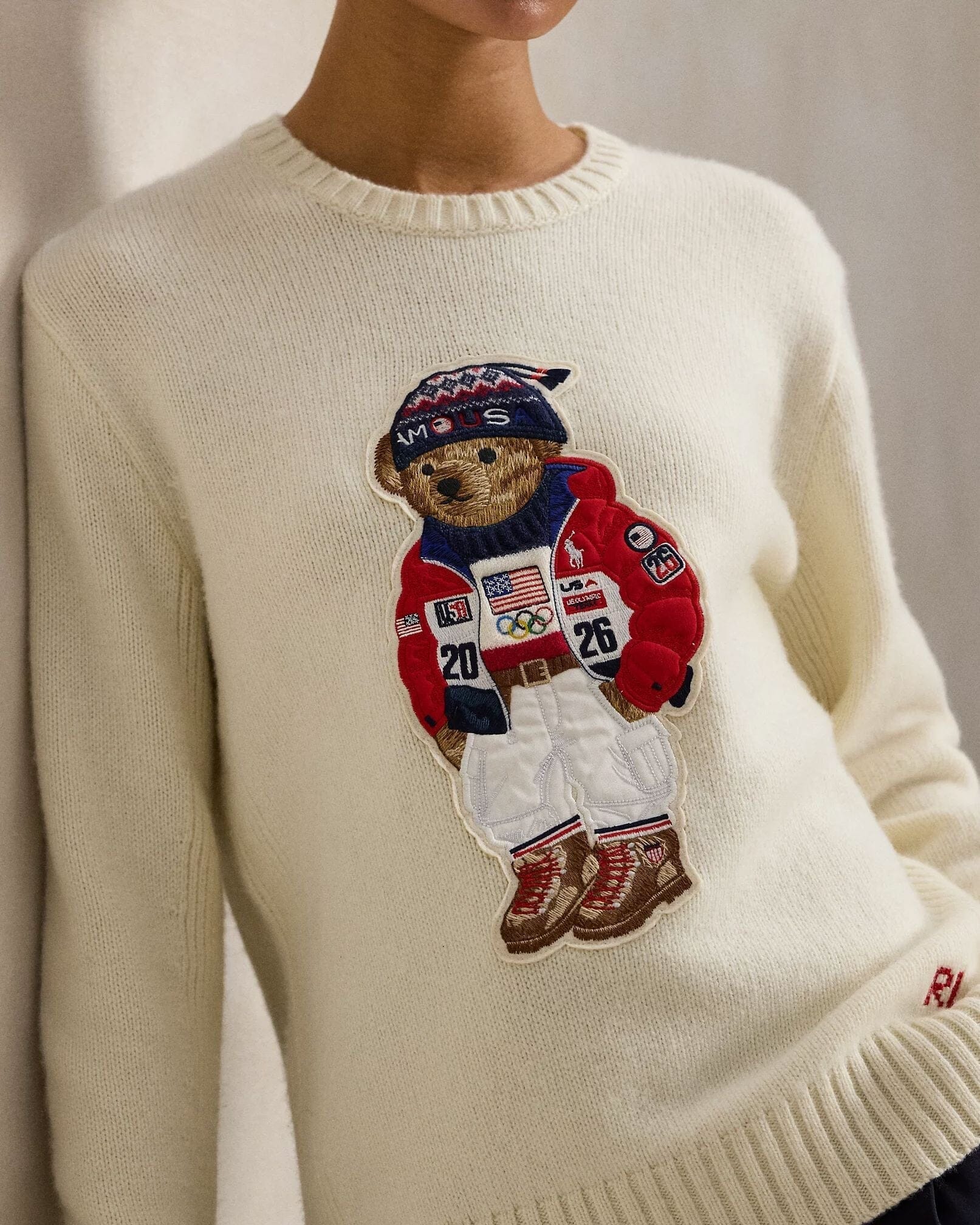 Ralph Lauren Team Usa Polo Bärensweater
