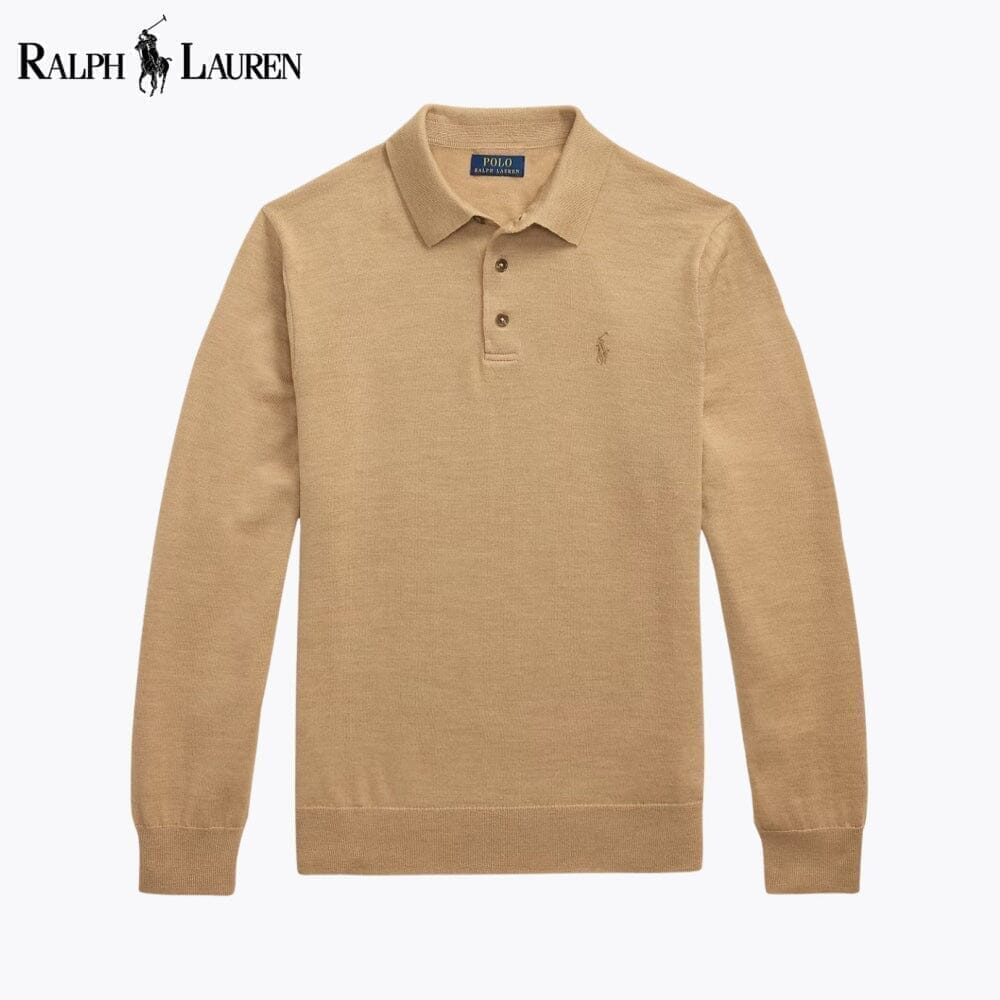 Ralph Lauren Wollsweater with Polokragen