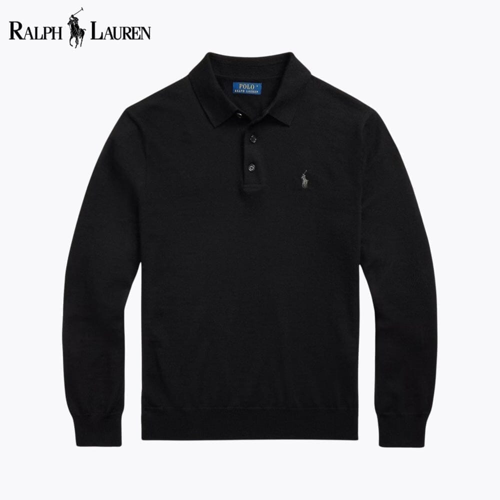 Ralph Lauren Wollsweater with Polokragen