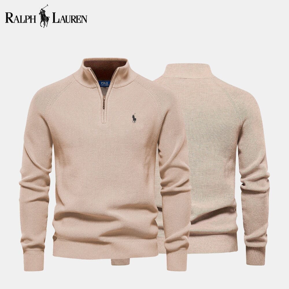 Ralph Lauren Cable Pattern-wool Knit Sweater