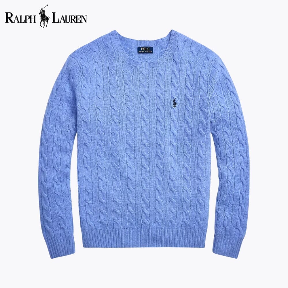 Ralph Lauren Cable Patternsweater From Wolle And Kaschmir