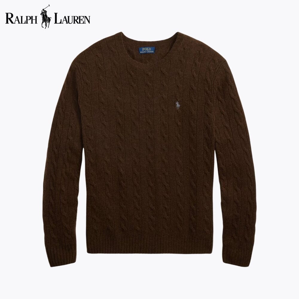 Ralph Lauren Cable Patternsweater From Wolle And Kaschmir