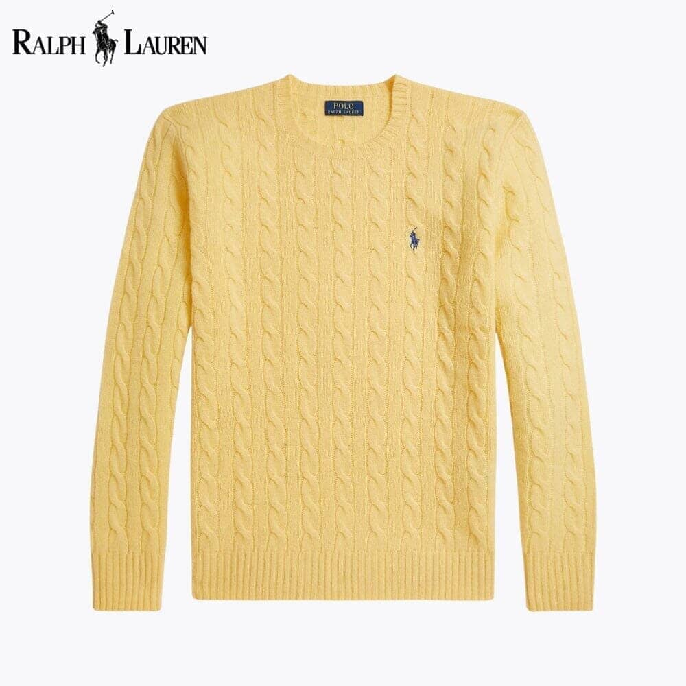 Ralph Lauren Cable Patternsweater From Wolle And Kaschmir