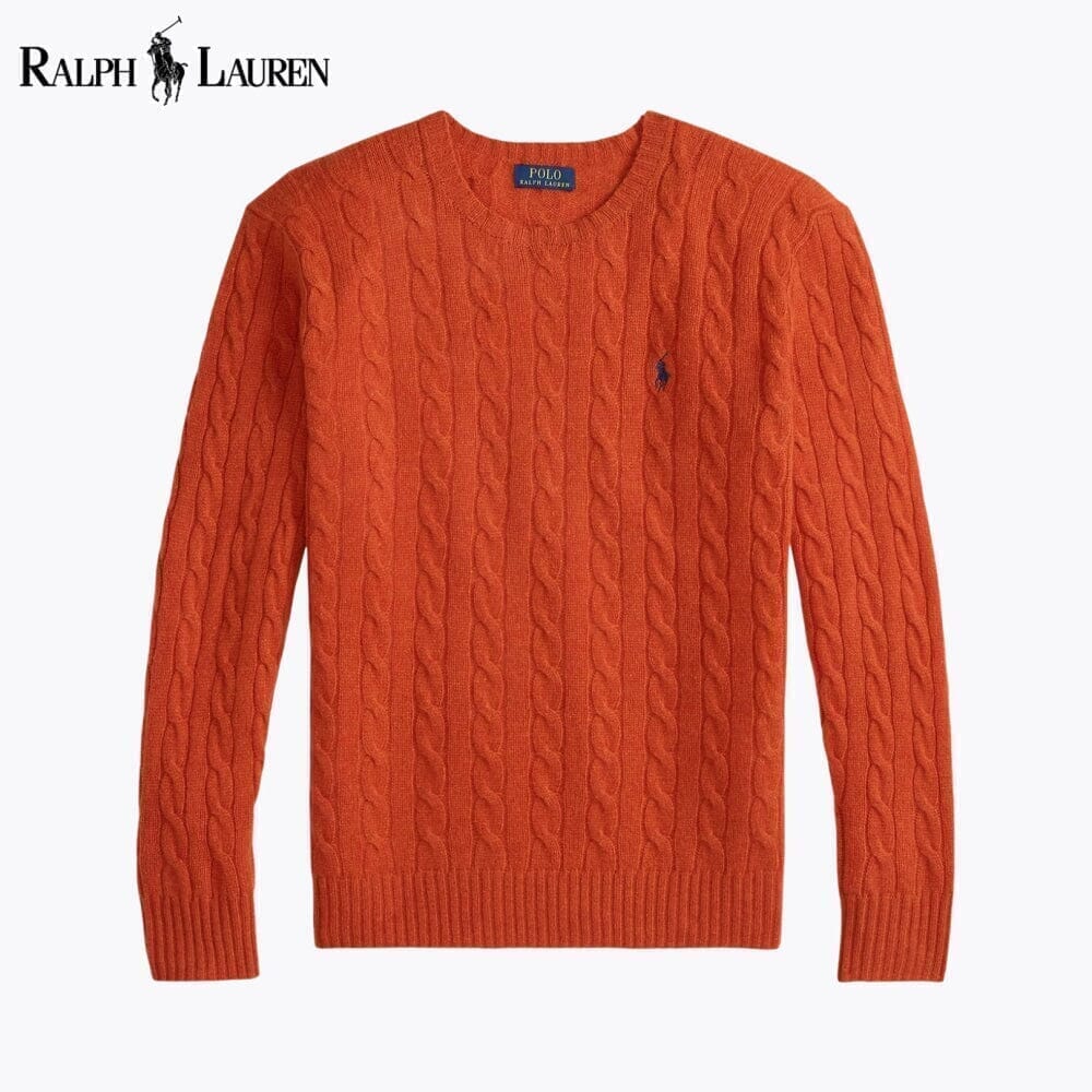 Ralph Lauren Cable Patternsweater From Wolle And Kaschmir