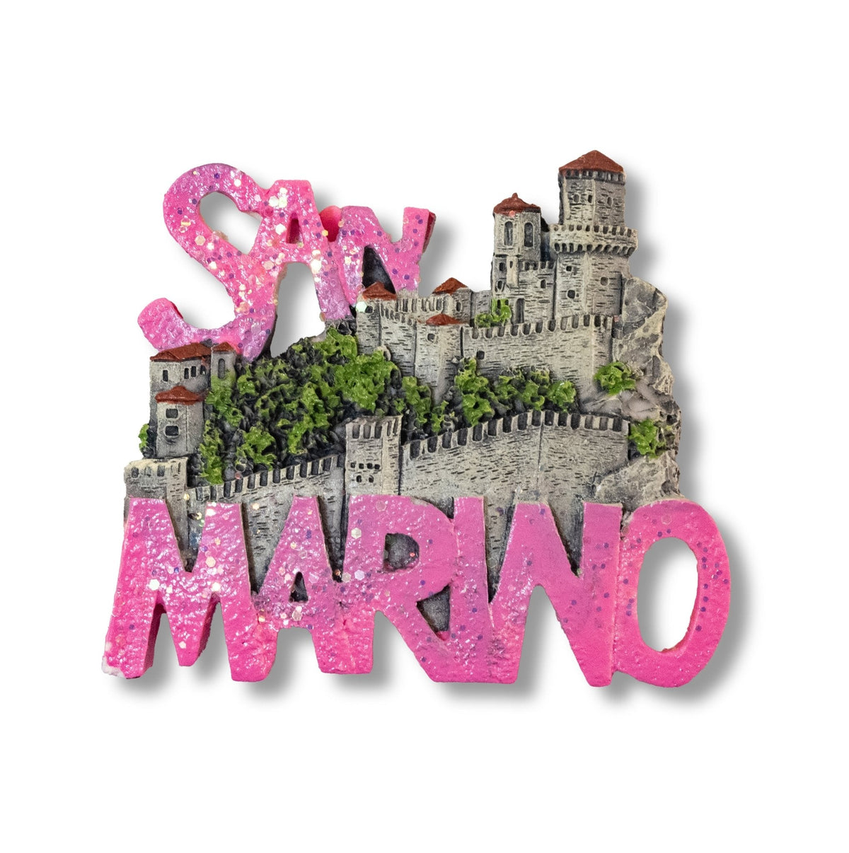 🇸🇲 San Marino Castle 3D Magnet