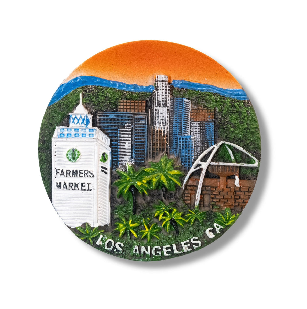🇺🇸 USA Los Angeles Skyline  3D Magnet
