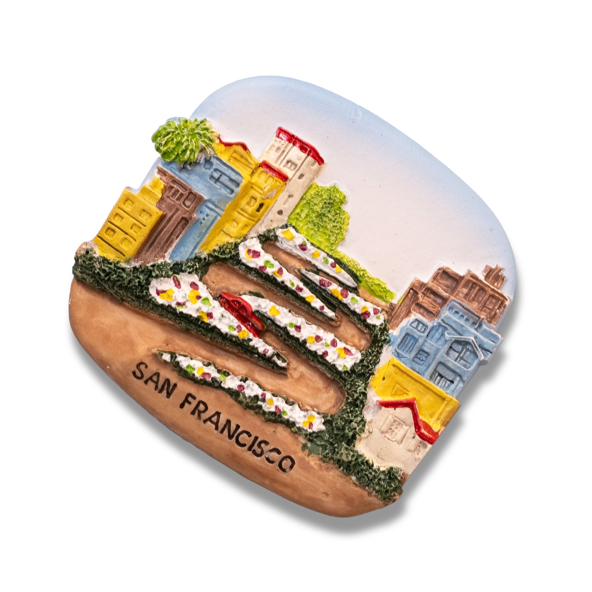 🇺🇸 USA San Francisco Lombard Street 3D Magnet