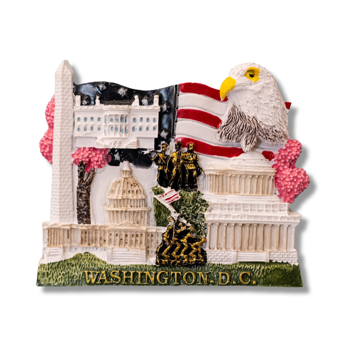 🇺🇸 USA Washington D.C. Landmarks 3D Magnet